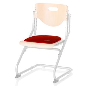 Poduška na židli CHAIR PLUS, červená - černá