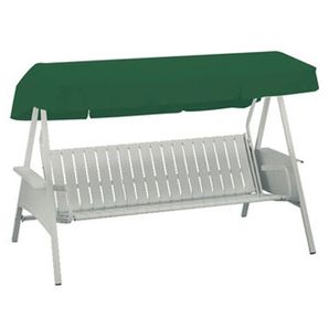 Střecha na houpačku, tmavě zelená